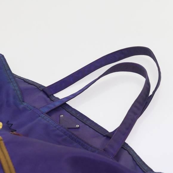 PRADA robot Tote Bag Nylon Purple Auth th4114 - Picture 8 of 16